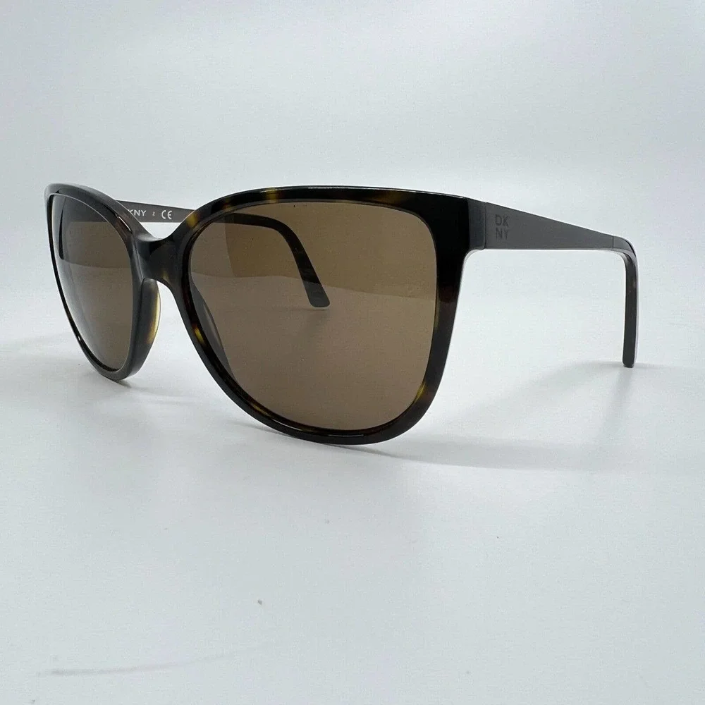 DKNY DY4137 369573 Sunglasses Frame Brown Women's‎ Cat Eye 58-17-135 H8774